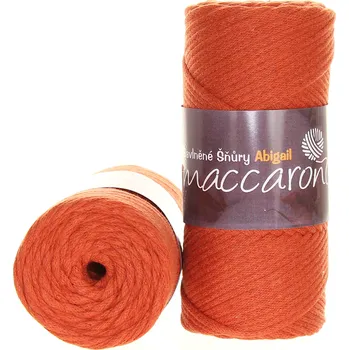 Příze Maccaroni Bavlněné šňůry 3 mm cihlová 1114_01