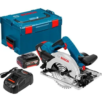 Okružní pila BOSCH GKS 18V-57G Aku okružní pila 2x5,0Ah + L-BOXX - 06016A2100