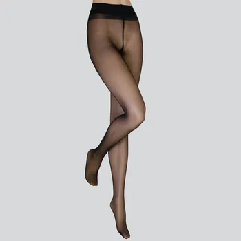 Dámské punčochy TREAT WEAR DÁMSKÉ PUNČOCHÁČE - NANO 15: Černá XXL