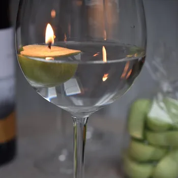 Svíčka Supeko plovoucí svíčky srdce zelené 6 ks