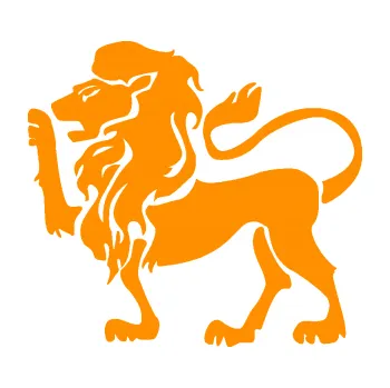 Samolepící dekorace Lev zvěrokruh 005 levá (06 - oranžová) SAMOLEPKA NA AUTO, NÁLEPKA, FÓLIE, POLEP, TUNING, VLASTNÍ TEXT, TISK, AUTOSAMOLEPKY.cz, POLEPY, OBRÁZEK, LOGO, 3D STICKERS