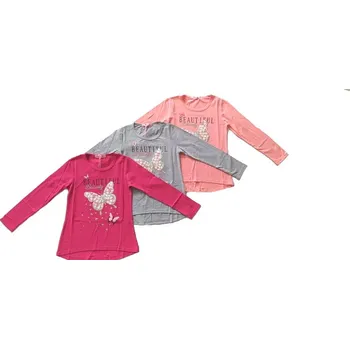 Dívčí tričko SEAGULL DÍVČÍ TRIKO "MEADOW" Barva: tmavě růžová, Velikost: 6 let (116)