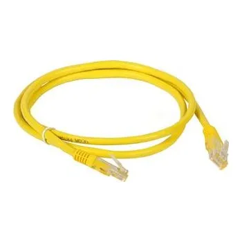 Síťový kabel UTP patch kabel Cat5e 1m žlutý