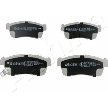 Brzdová destička Sada brzdových destiček, kotoučová brzda ASHIKA 50-08-809