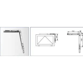 Příslušenství k oknu GEZE rohový převod Fz 90 Pravé / Levé: Levá