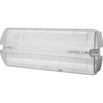 Nouzové osvětlení MODUS Svítidlo nouzové HELIOS 11W IP65 1h , svítící při výpadku, čirý kryt OZN/H/11W/T/1/SE/X