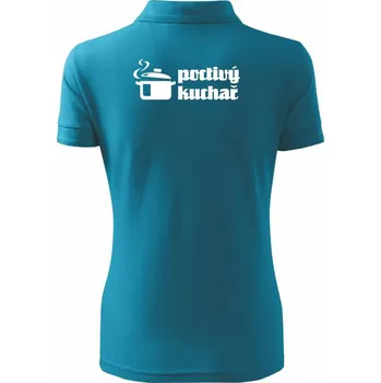 Poctivý Kuchař - Polokošile dámská Pique Polo - XS ( Tmavý tyrkys )
