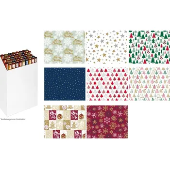 Papír Balící papír vánoční 1 role 500x70 mix č.5