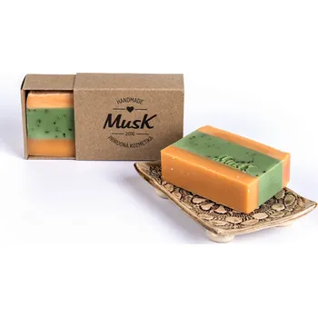 Mýdlo Musk Musk: Přírodní mýdlo POMARANČOVÁ SVIEŽOSŤ