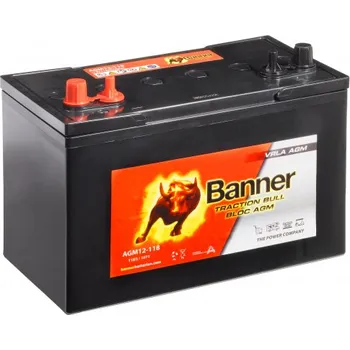 Trakční baterie Trakční baterie Banner AGM 12-76 12V 76Ah C20 / 65Ah C5 Deep cycle (AGM trakční baterie)