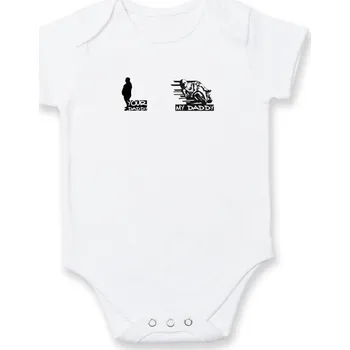 Kojenecký body Your daddy - My daddy - Silnice - Body kojenecké s krátkým rukávem - Krátký r. 12-18 měs ( Bílá )