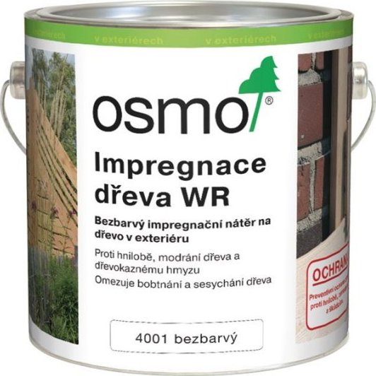 OSMO 4001 Impregnace dřeva - bezbarvá 2,5 l