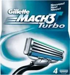 GILLETTE Mach 3 Turbo - náhrady 4 ks