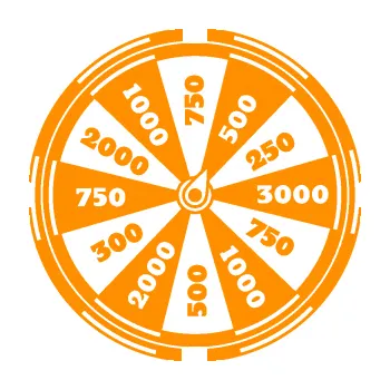 Samolepící dekorace Kolo štěstí 001 (06 - oranžová) SAMOLEPKA NA AUTO, NÁLEPKA, FÓLIE, POLEP, TUNING, VLASTNÍ TEXT, TISK, AUTOSAMOLEPKY.cz, POLEPY, OBRÁZEK, LOGO, 3D STICKERS