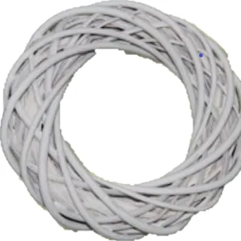 Věnec vrba pletený B bílá 15 cm