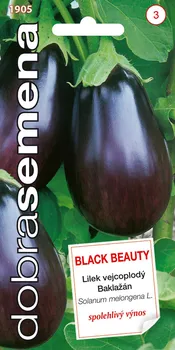 Semeno Dobrá semena Black Beauty lilek vejcoplodý 0,8 g