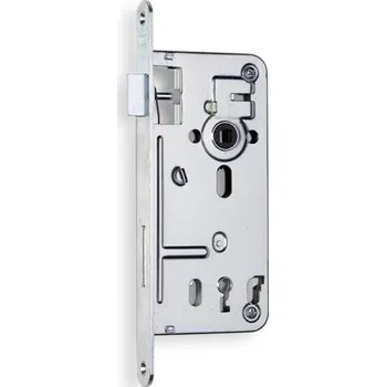 Zámek zadlabací 536 klíč 90/80mm Hobes - 536 C PP zúžený