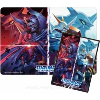 Příslušenství k deskovým hrám Digimon: podložka a obaly na karty Tamer's Set 2 PB-04