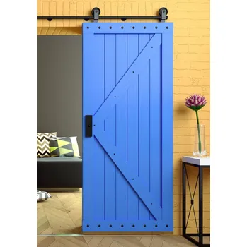 Interiérové dveře Stará Krása – Ruční výroba Industriální posuvné dveře 210 X 70