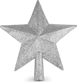 Vánoční ozdoba Stoklasa Hvězda stříbrná 15 cm