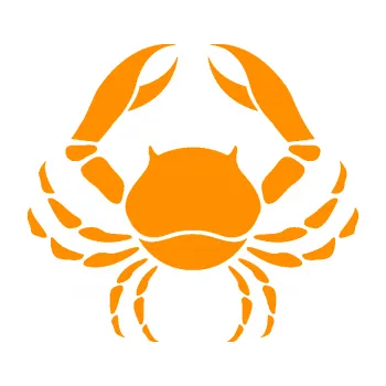 Samolepící dekorace Rak 002 (06 - oranžová) SAMOLEPKA NA AUTO, NÁLEPKA, FÓLIE, POLEP, TUNING, VLASTNÍ TEXT, TISK, AUTOSAMOLEPKY.cz, POLEPY, OBRÁZEK, LOGO, 3D STICKERS