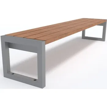 Zahradní lavice HTI Lavička Pluto KA-K1144 Délka latí: 1500 mm, Typ ukotvení: dlouhé (k zabetonování), Barva konstrukce: zelená komaxit (RAL 6005)