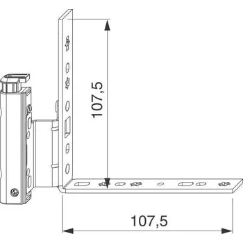 MACO Rohové ložisko křídlové 130kg 12/18-9 - levé