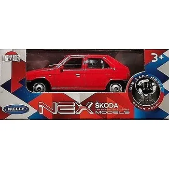 autíčko Welly ŠKODA FAVORIT RED 52404