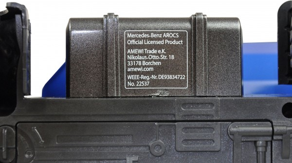 foto RC model auta Amewi Mercedes-Benz Arocs licence Dump Truck RTR 1:14