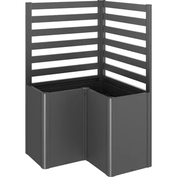 Stojan na květiny Biohort Mříž pro tvar L100 - tmavě šedá metalíza (příslušenství Biohort Belvedere)