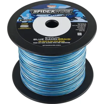 Šňůra Spiderwire Stealth Smooth 8 Blue Camo 26,40kg - 0,29mm