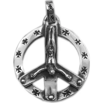 Přívěsek River Šperky. Mystický přívěsek. 9922006418 Přívěsek z chirurgické oceli Obrácený Kříž. 9922006418