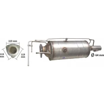 Filtr pevných částic Filtr pevných částic DPF. (PR JMJ 1156-2)