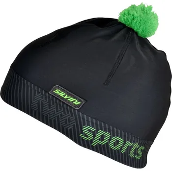 Čepice Silvini Pala UA1127 černá/zelená S/M