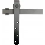 Walteco Set kování pro posuvné dveře, délka 1220mm, WS 20, 20 kg, černý