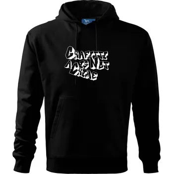 Pánská mikina Grafitti is not a crime - Mikina pánská Cape s kapucí - S ( Černá )