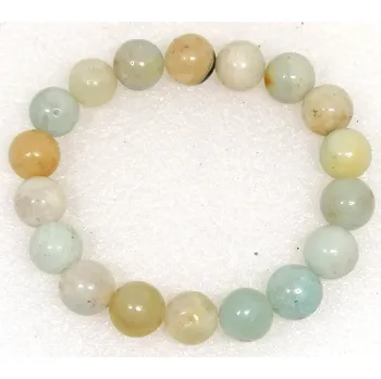 Náramek Pánský náramek z amazonitu - 10mm (větší obvod)