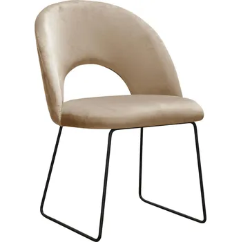 Jídelní židlička Čalouněná židle Abisso Ski 1 - latte