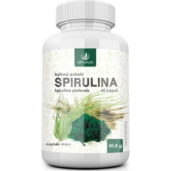 Přírodní produkt Allnature Spirulina bylinný extrakt 60 cps.