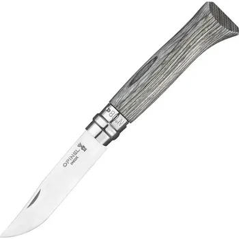 Zavírací nůž Opinel N°08 Grey Laminated Birch