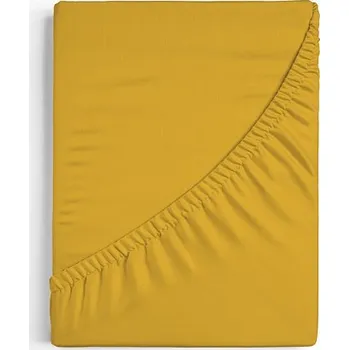 Prostěradlo Prostěradlo jersey MATĚJOVSKÝ 120/200cm barva: medově žluté