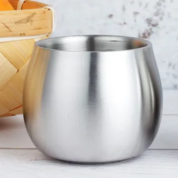 Šálek na espresso nerezový ocelový dvoustěnný