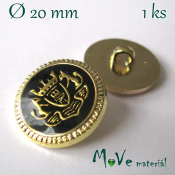 Knoflík Knoflík ozdobný s erbem 20mm/1ks