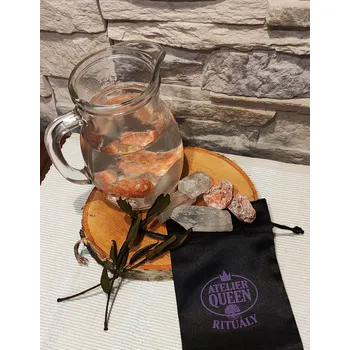 Duchovní literatura Drahokamová sada Šťastný den - Křišťál, Kalcit oranžový