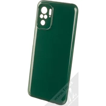 Pouzdro na mobilní telefon 1Mcz Jelly Skinny TPU ochranný kryt pro Xiaomi Redmi Note 10, Redmi Note 10S, Poco M5s tmavě zelená (forest green)