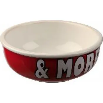 Miska pro psa MISKA - keramická 0,4l/13cm MILK/různé barvy