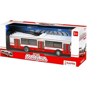 autíčko Rappa Trolejbus kovový 16 cm