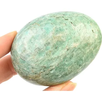 Přírodní kámen Výběrový hladký amazonit (134g)
