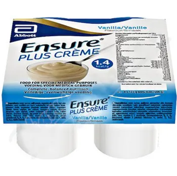 Speciální výživa Abbott Ensure Plus Creme vanilková 4x 125 g