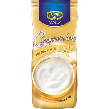 Káva Krüger Cappuccino White Vanilla 500g
